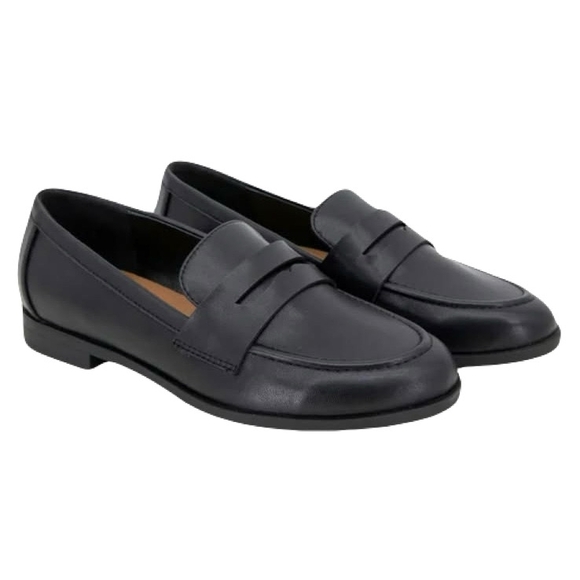 Kensie Shoes - Kensie Ladies Penny  Black Loafers